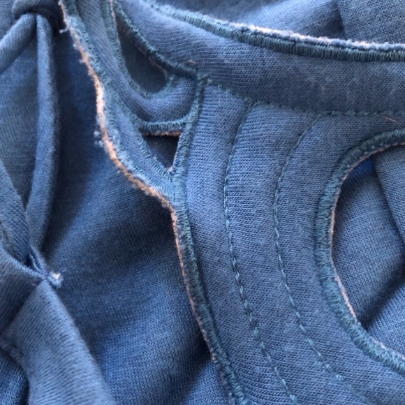 ELLA MOSS Soft Blue Midi dress - small - Picture 7 of 8